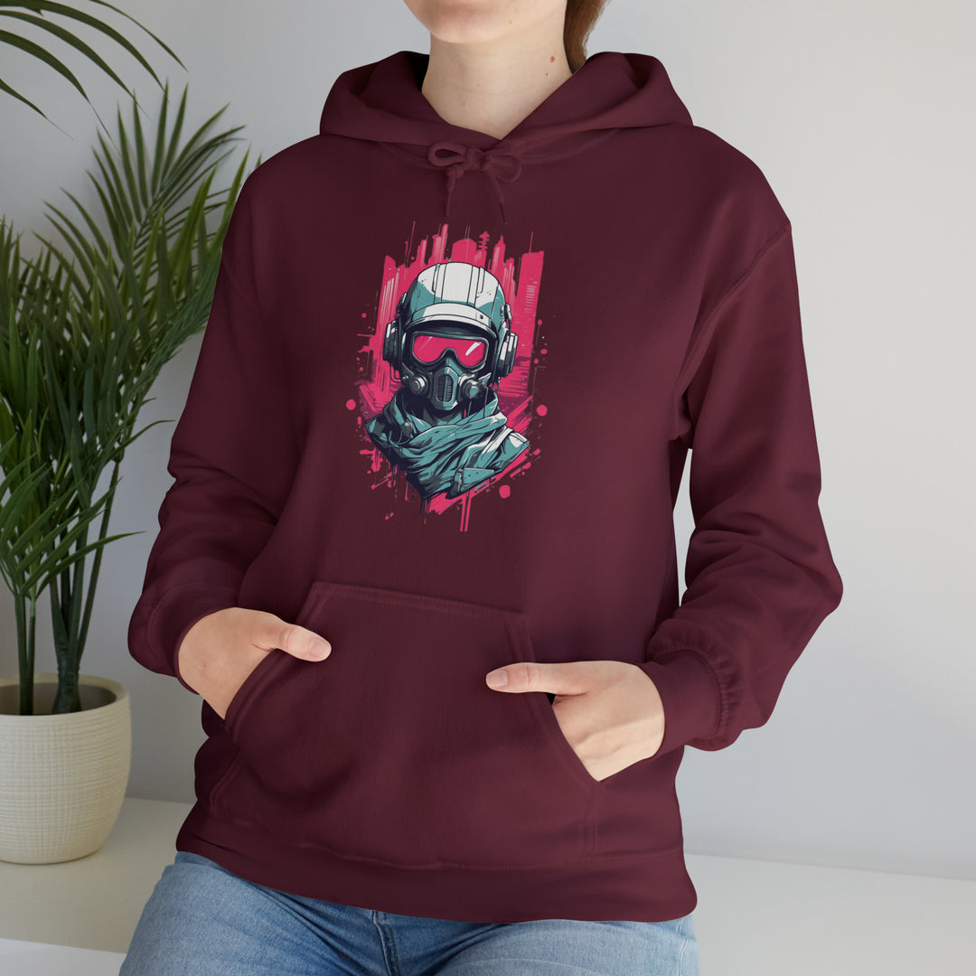 Gas Mask Astronaut Unisex Hoodie - Wave Fusions