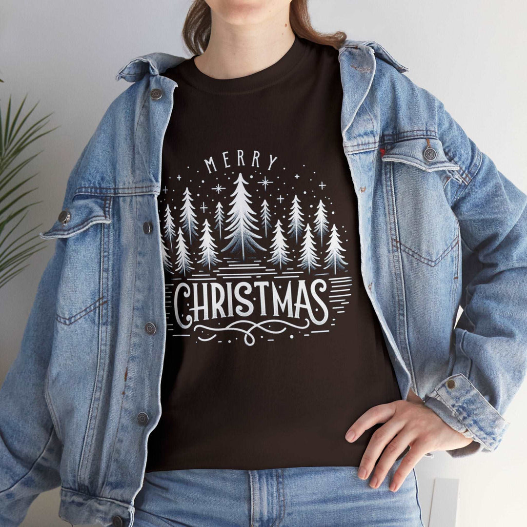 Midnight Magic Christmas Trees Unisex T Shirt