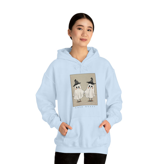 Cute Ghost Unisex Hoodie - Wave Fusions