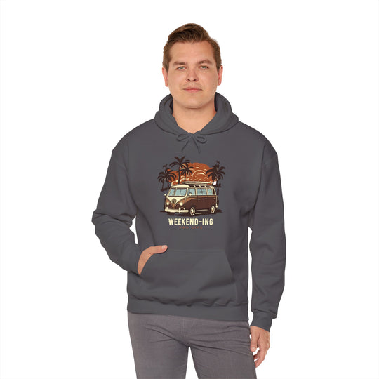 Weekend-ing Adventure Van Life Hoodie - Escape in Style