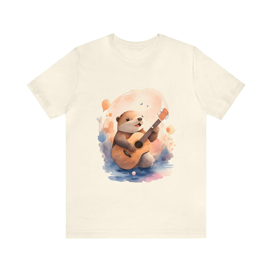 Hamster with Guitar Unisex Jersey Short Sleeve Tee - Wave Fusions