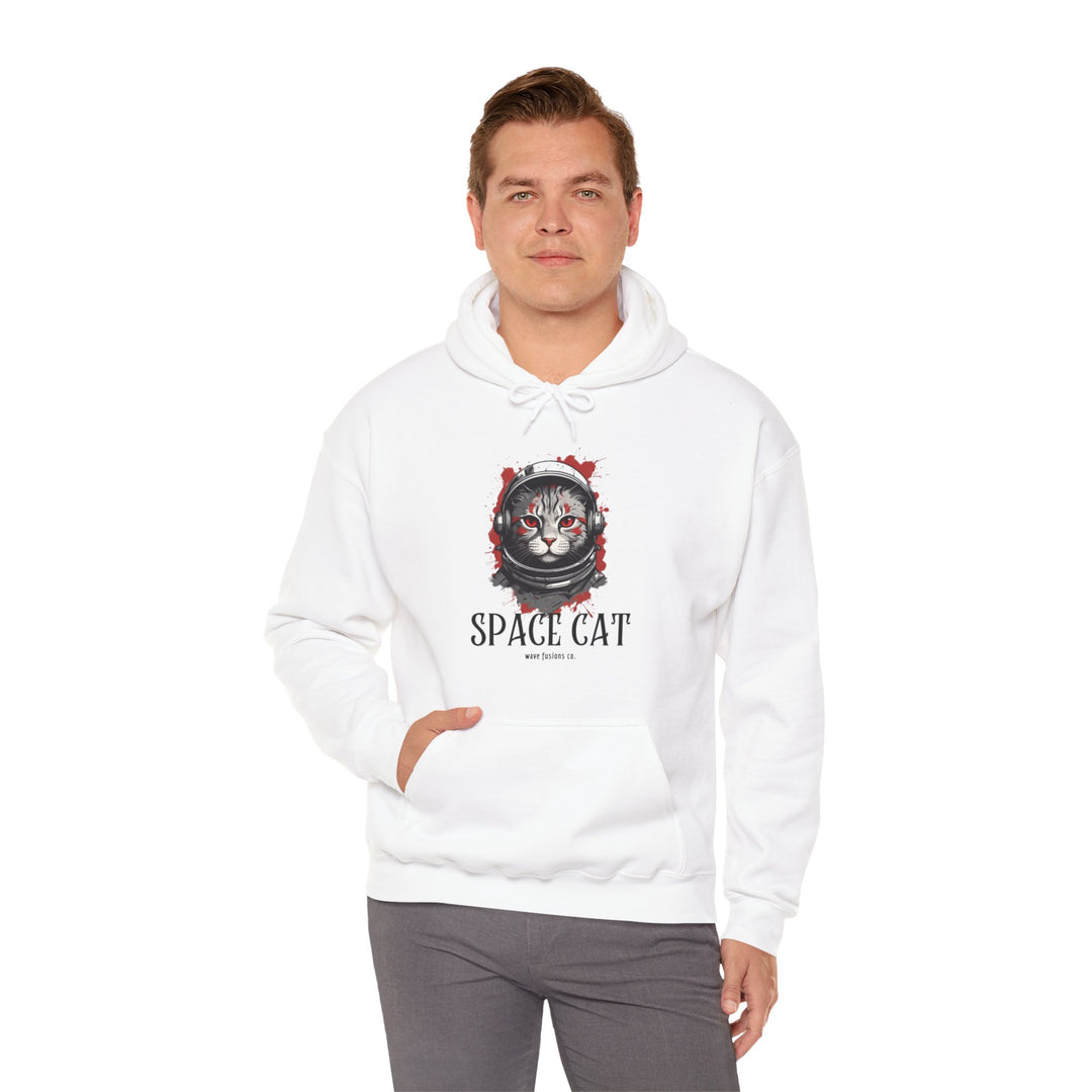 Cosmic Cat Spacewalk Astronaut Hoodie