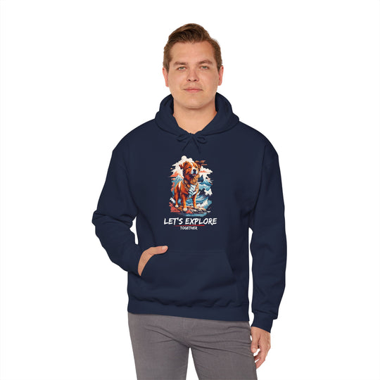 Lets Explore Together Adventure Buddy Hoodie