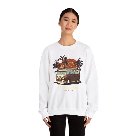 Weekend-ing Adventure Van Life Sweatshirt - Escape in Style