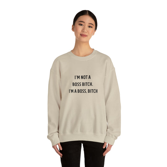 Boss Bitch Unisex Heavy Blend™ Crewneck Sweatshirt - Wave Fusions