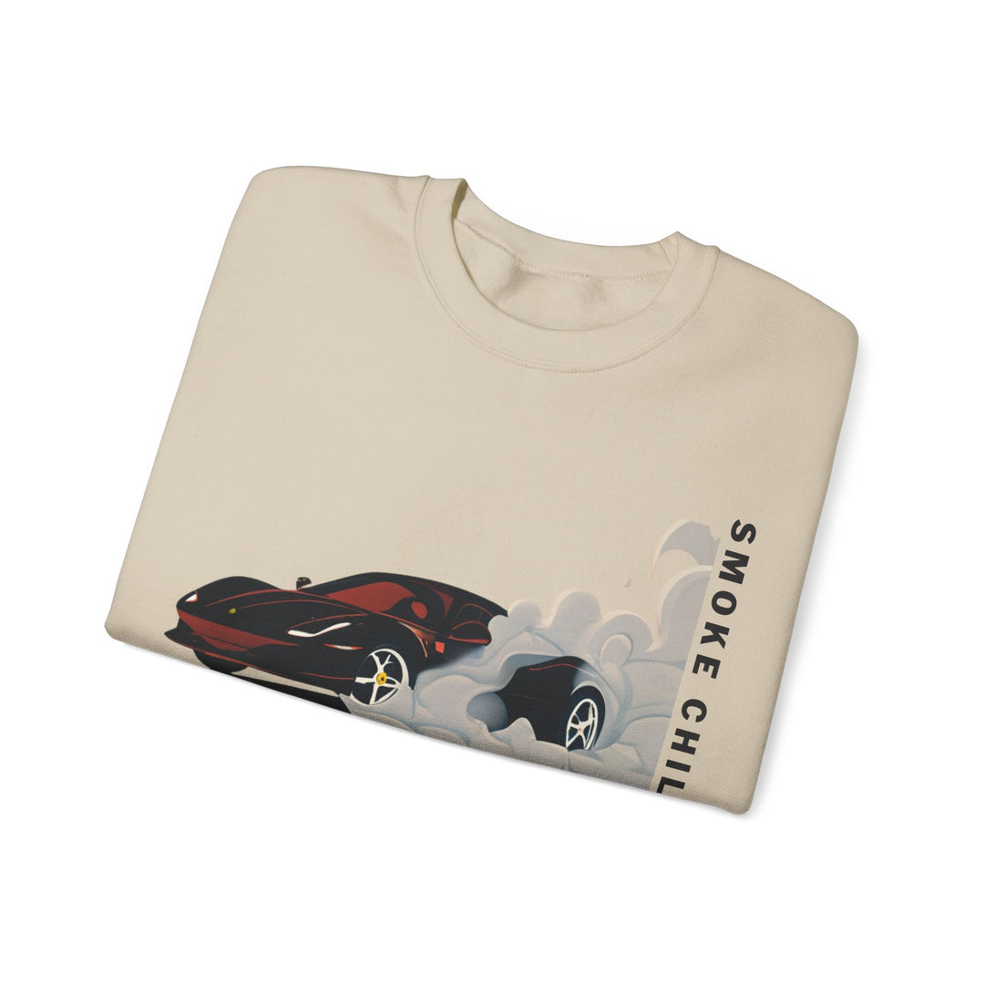 Smoke Chills Sports Car Sweatshirt - Modern Car Edition