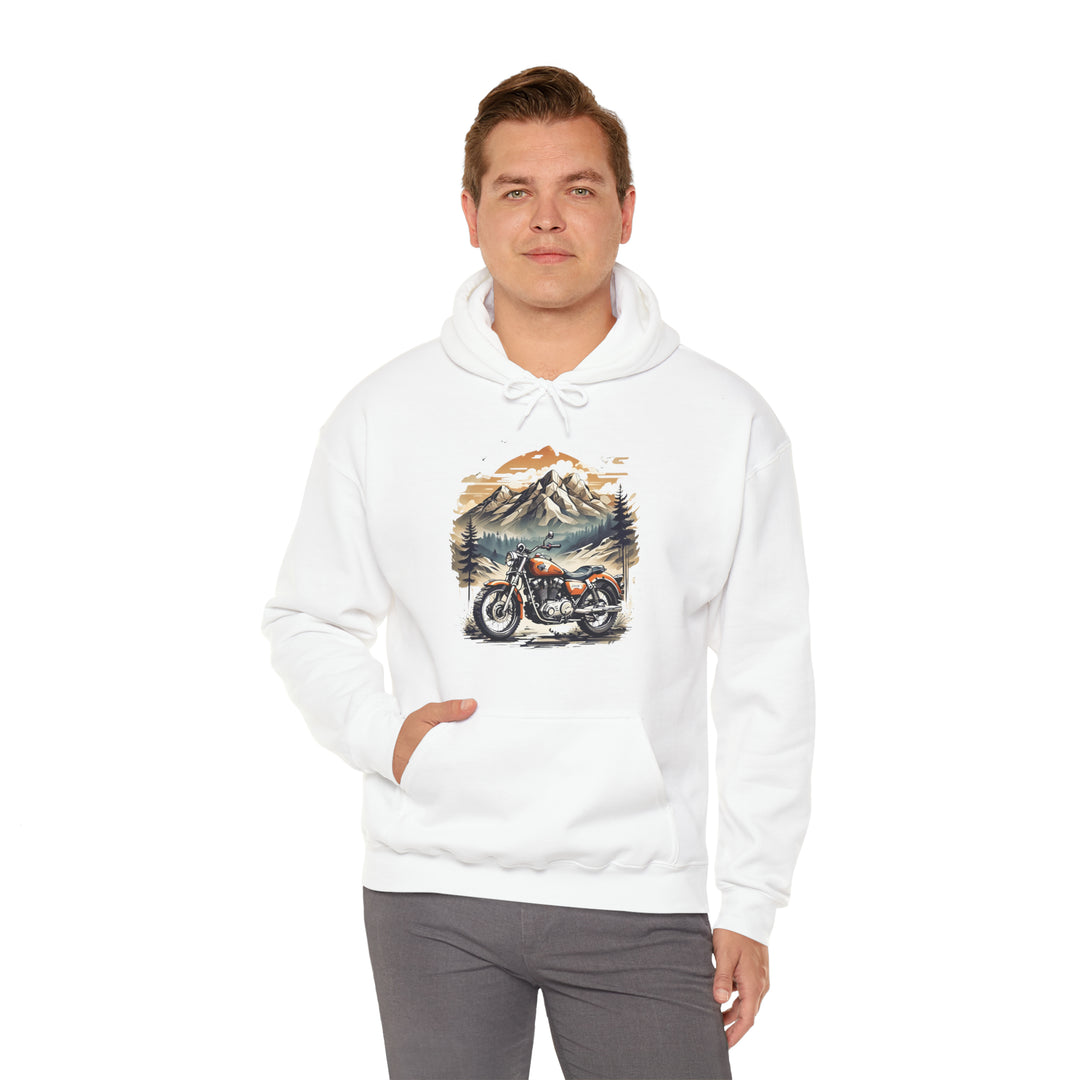 Highland Motorbike Unisex Hoodie - Wave Fusions