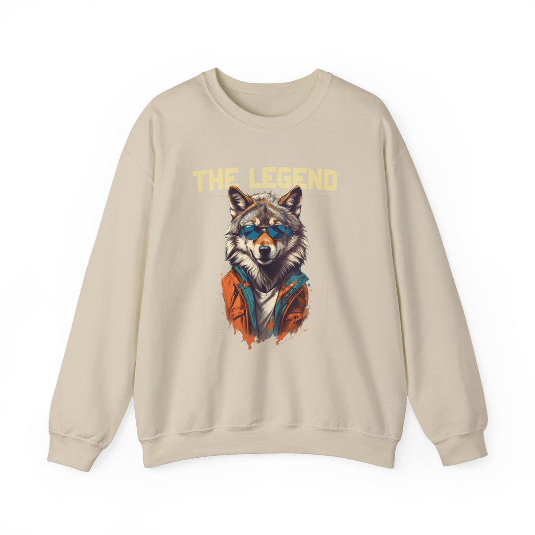 The Legend Wolf Sweatshirt - Wolf in Shades