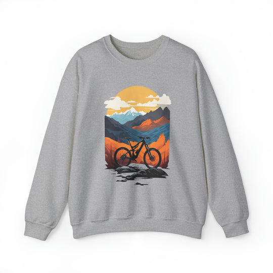 Mountain Bike Unisex Sweatshirt - Wave Fusions