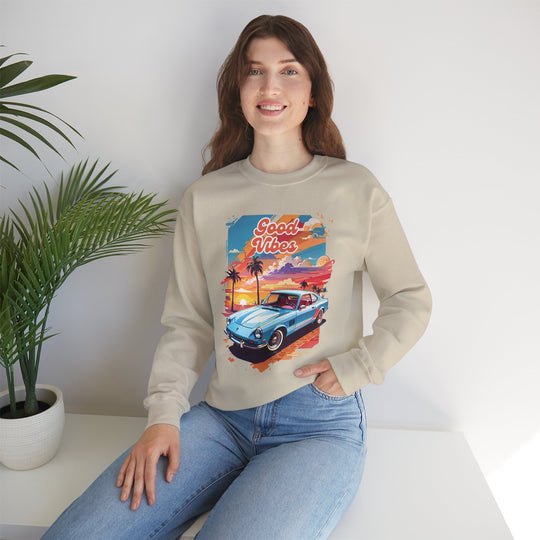 Vintage Ride Good Vibes Sweatshirt-  Easy Rider Fashion