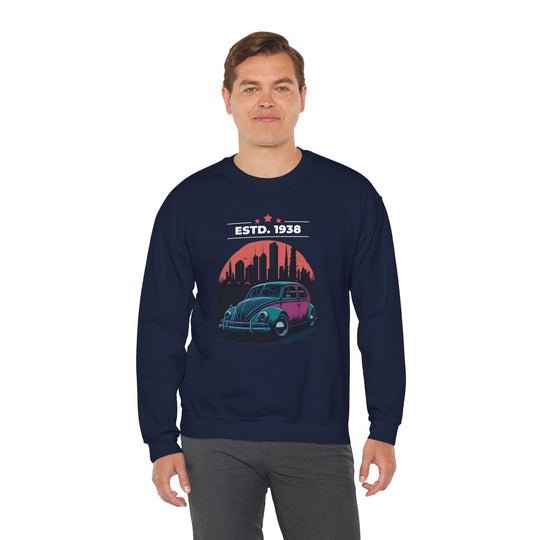 ESTD 1938 Vintage Beetle Sweatshirt - Vintage City Fashion