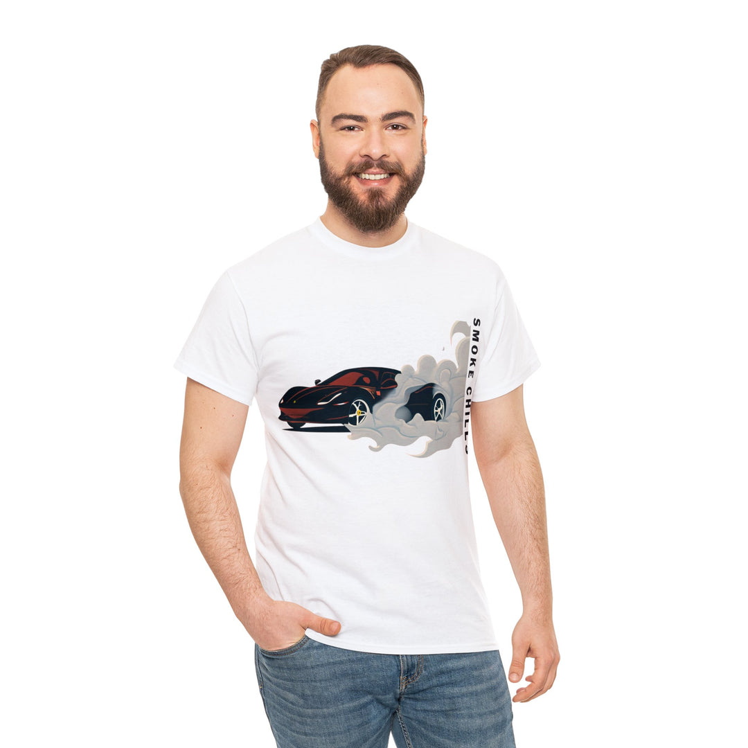 Smoke Chills Sports Car T-Shirt - Modern Car Edition