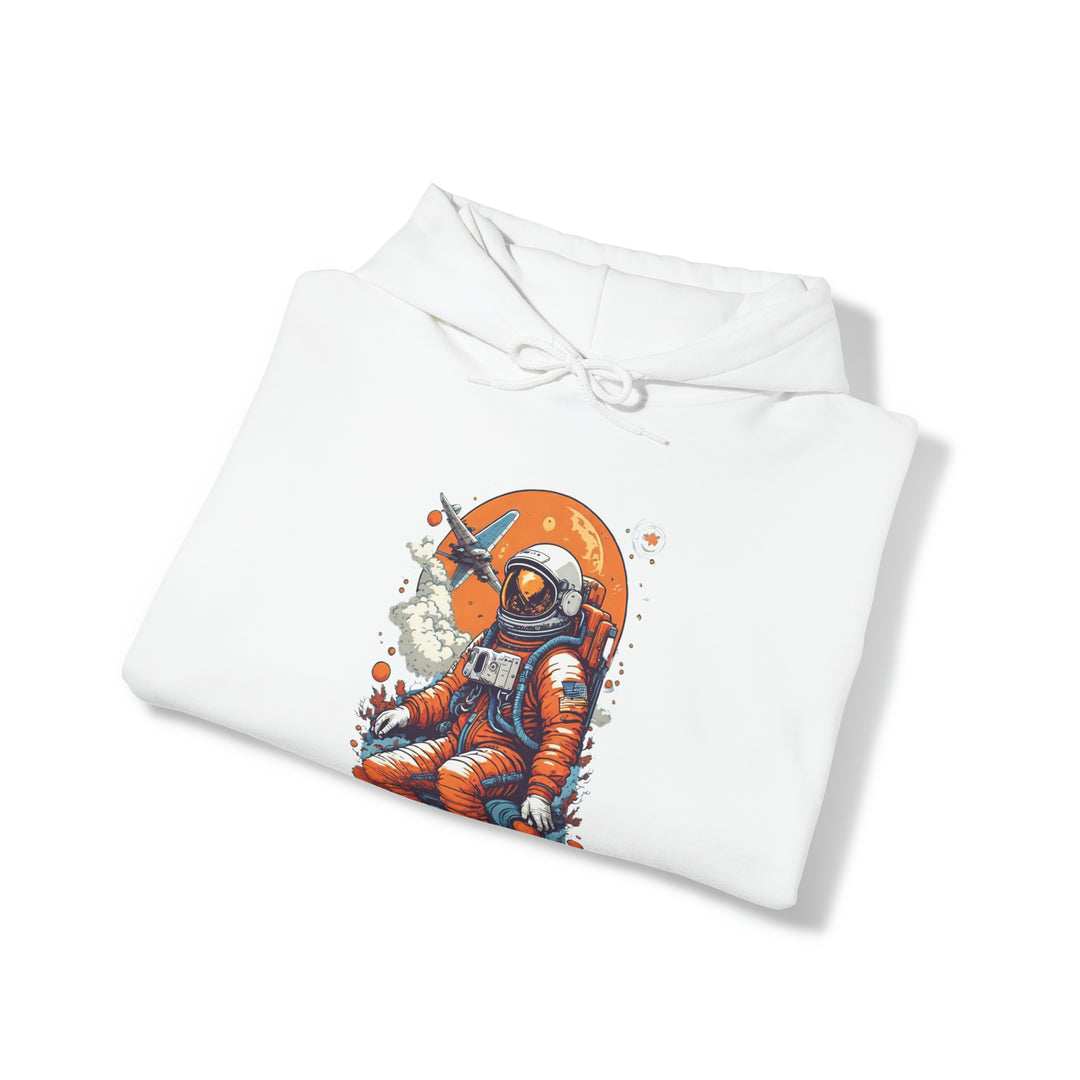 Retro Astronaut Unisex Hoodie - Wave Fusions