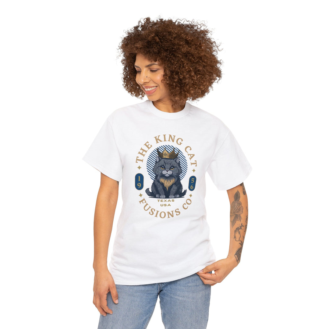 The King Cat T-Shirt - Royal Feline Series