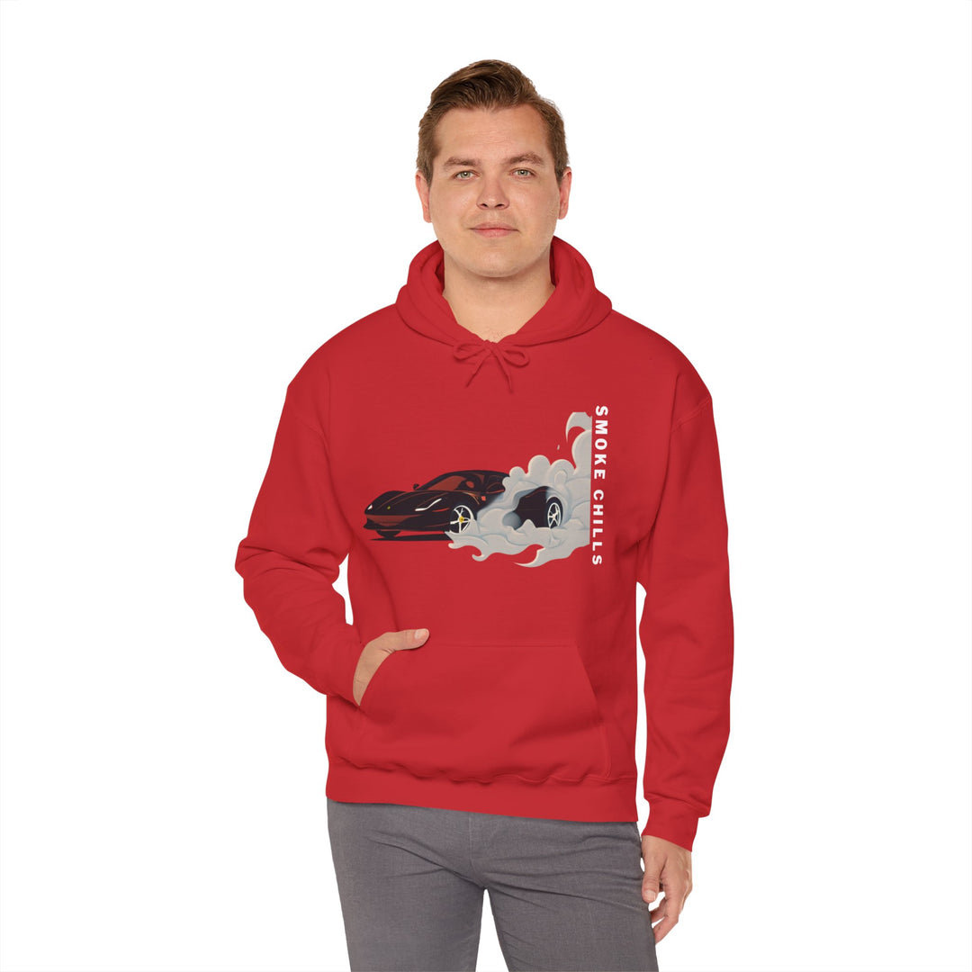 Smoke Chills Sports Car Hoodie - Modern Car Edition