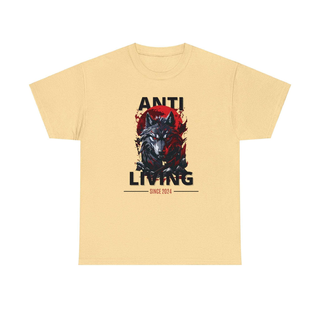 Anti-Living Wolf T-shirt - Dark Rebel Attire