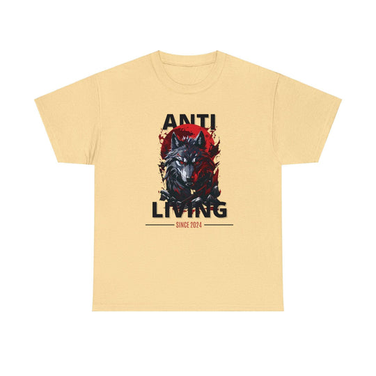 Anti-Living Wolf T-shirt - Dark Rebel Attire