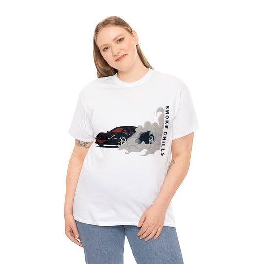 Smoke Chills Sports Car T-Shirt - Modern Car Edition