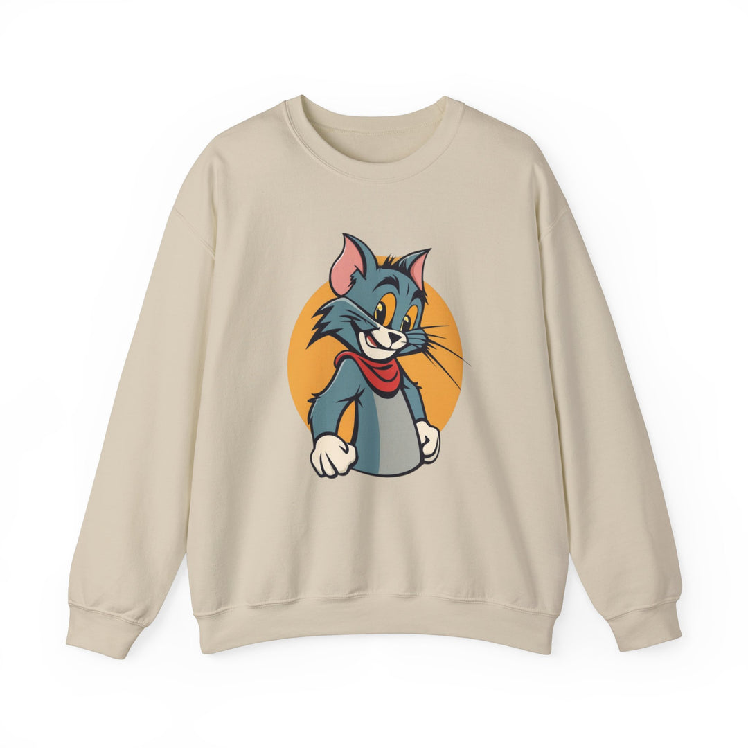 Tom Cat Grin Sweatshirt -  Joyful Jumper