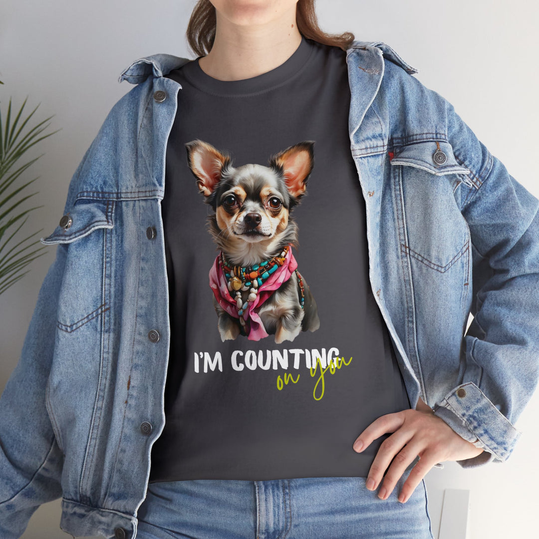 Stylish Sidekick T-Shirt - I'M COUNTING ON YOU