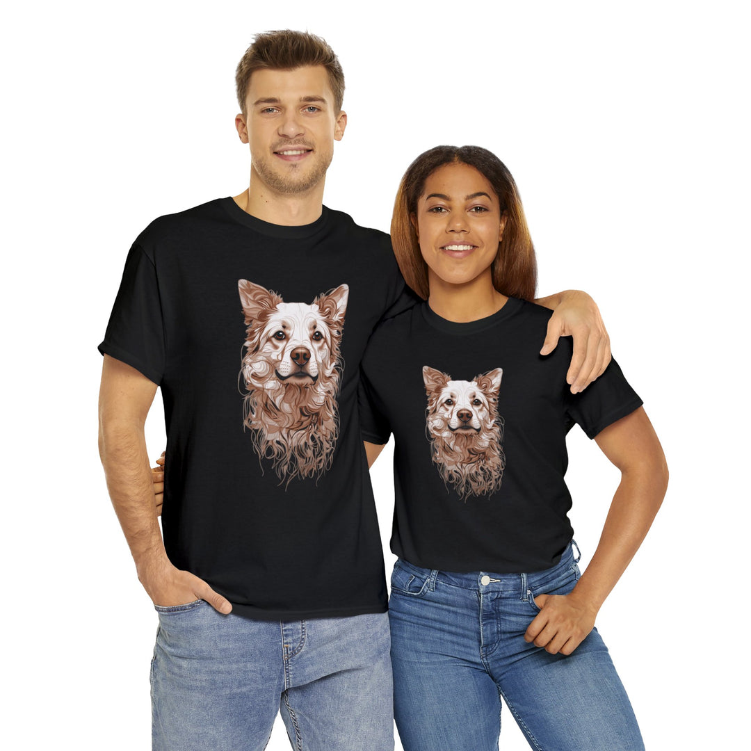 Furry Friend Dog T-shirt - Lifelike Pup