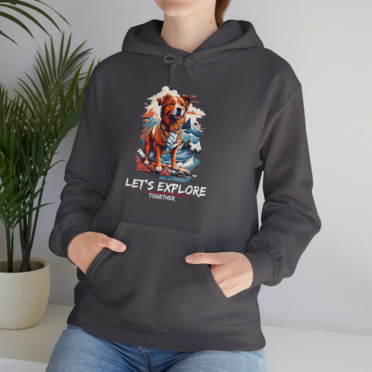 Lets Explore Together Adventure Buddy Hoodie