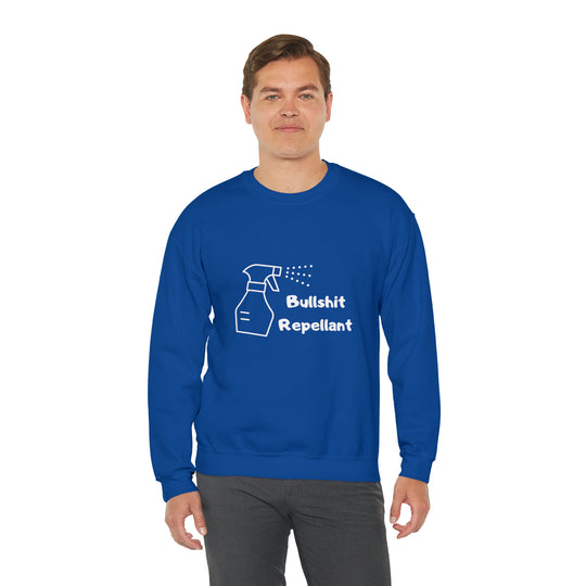 Bullshit Repellant Unisex Heavy Blend™ Crewneck Sweatshirt - Wave Fusions