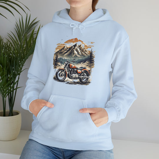 Highland Motorbike Unisex Hoodie - Wave Fusions