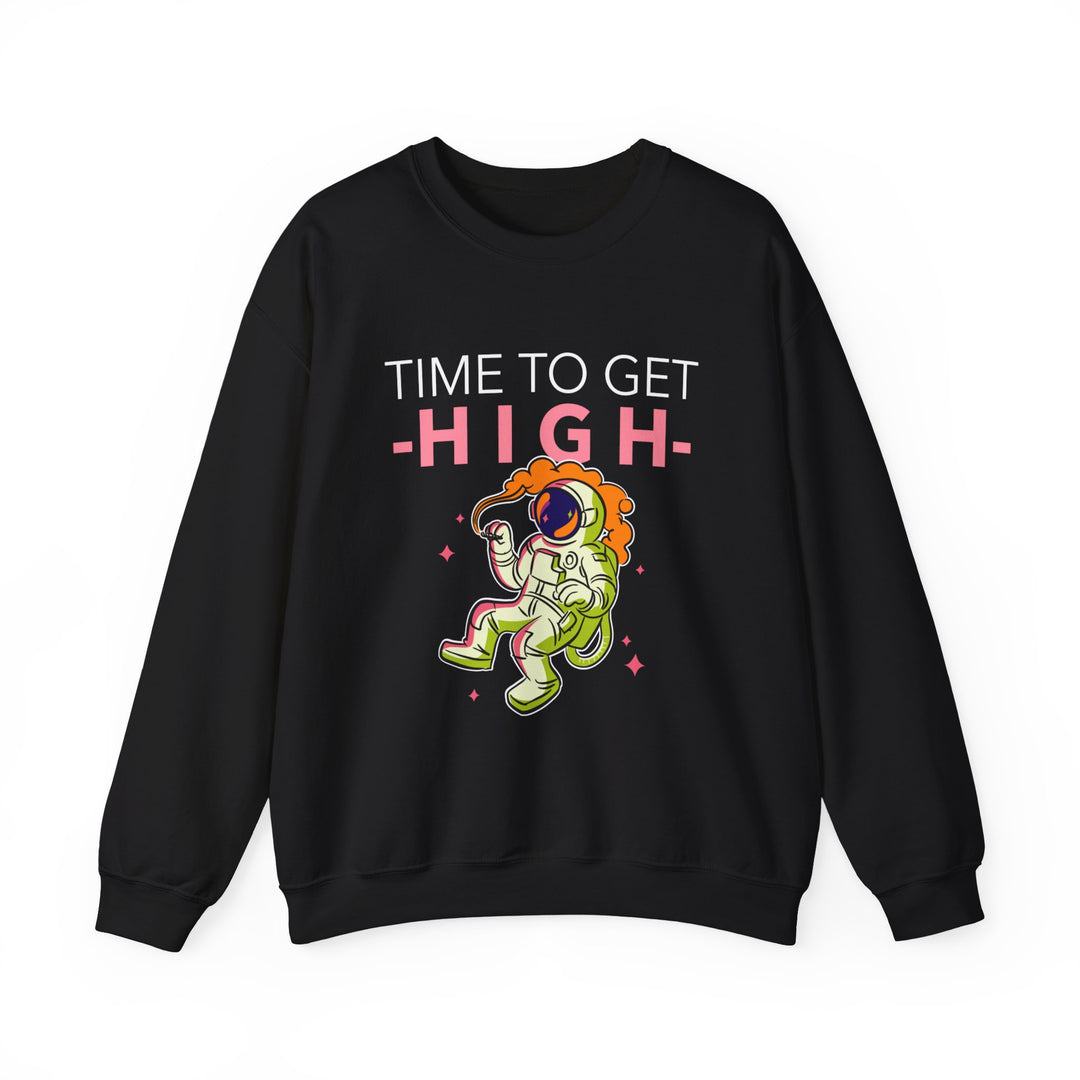 Time To Get High Unisex Sweatshirt - Wave Fusions