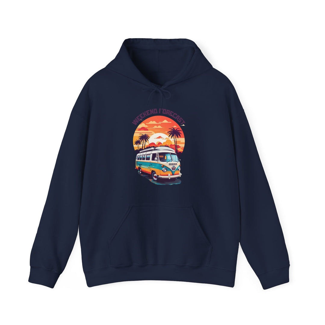 Weekend Forecast Van Life Hoodie - Weekend Forecast Sunset Edition