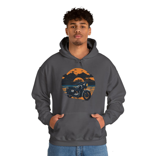 Vintage Bike Unisex Heavy Blend™ Hooded Sweatshirt