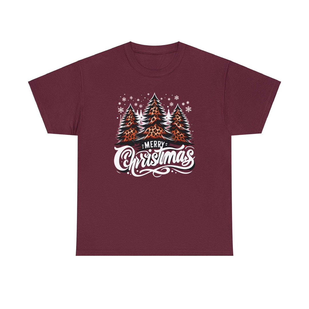 Cheetah Christmas Tree Unisex T Shirt