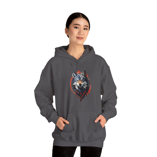 Alpha Wolf Crest Hoodie - Wilderness Royalty