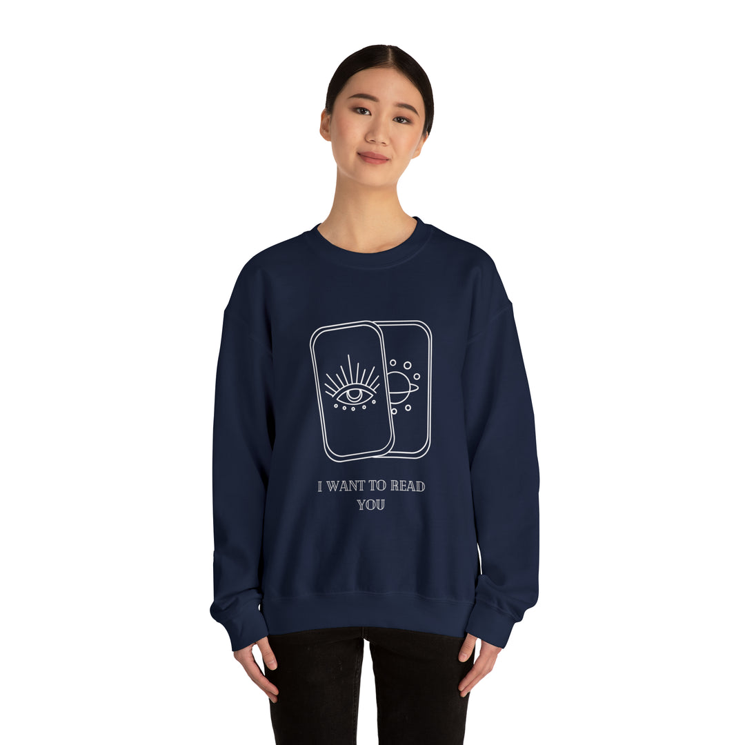 I Want To Read You Unisex Heavy Blend™ Crewneck Sweatshirt - Wave Fusions