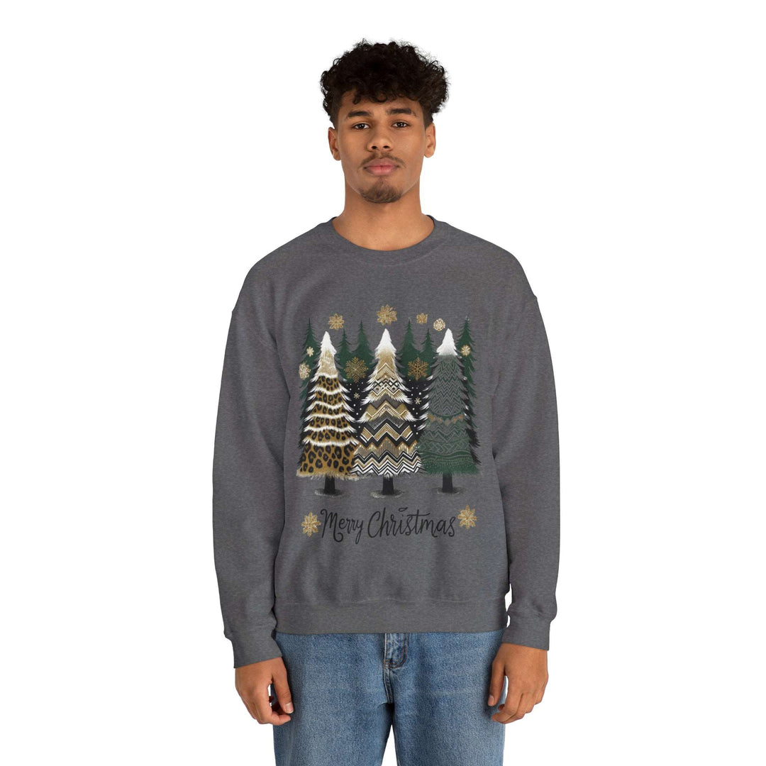 Designed Christmas Trees Unisex Sweatshirt