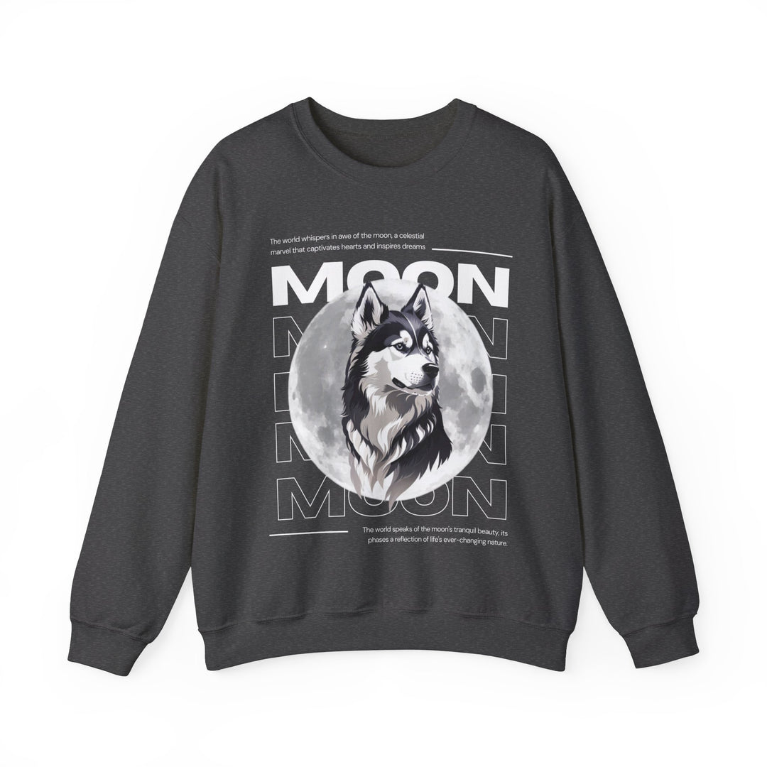 Full Moon Wolf Whisper Sweatshirt - Guiding Light of the Night