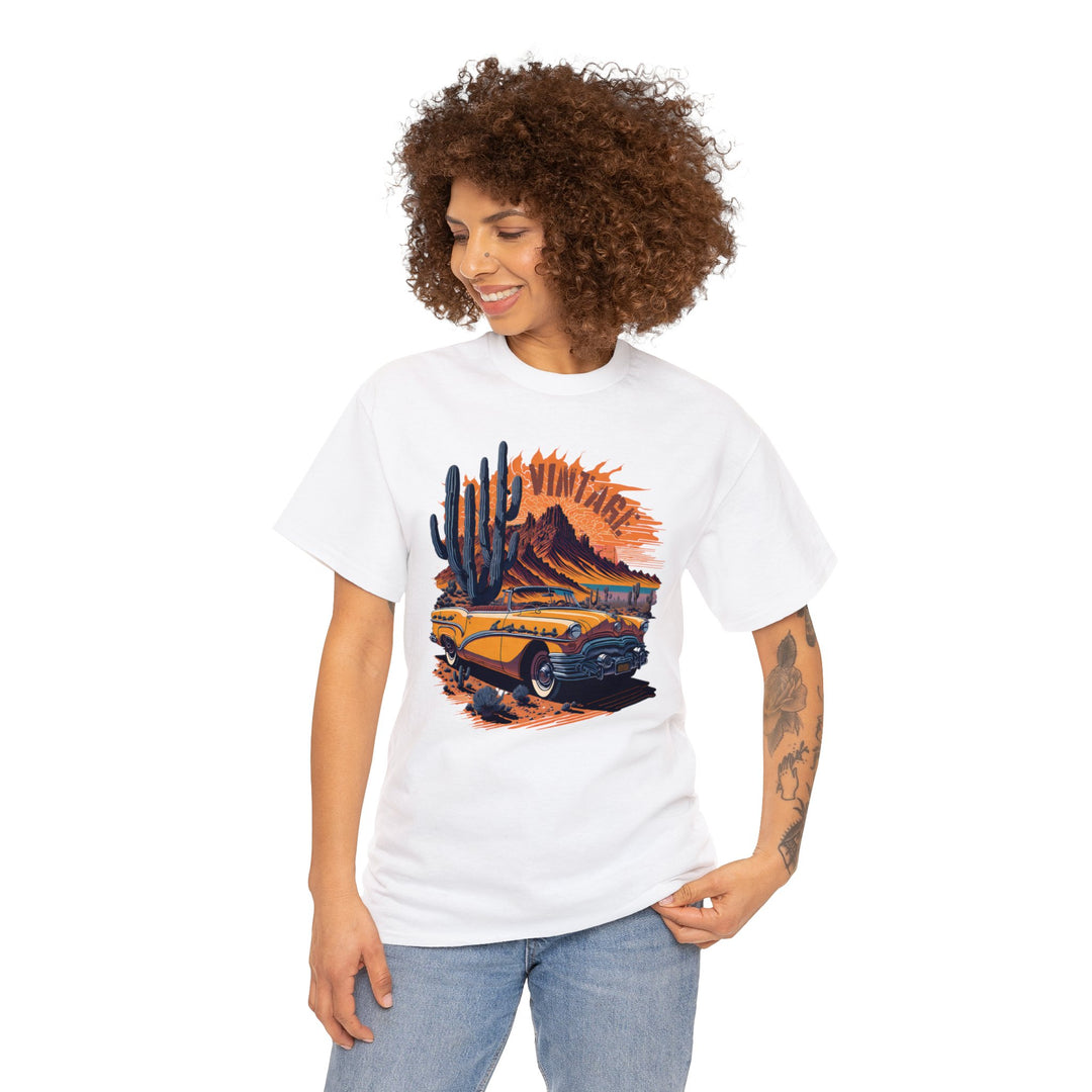 Vintage Desert Ride T-shirt - Vintage City Fashion