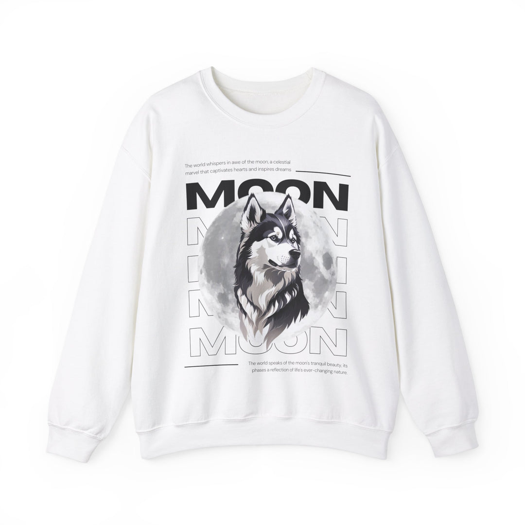 Full Moon Wolf Whisper Sweatshirt - Guiding Light of the Night