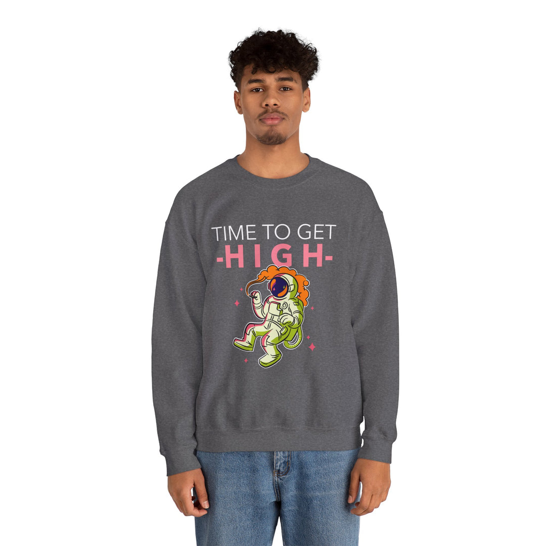 Time To Get High Unisex Sweatshirt - Wave Fusions