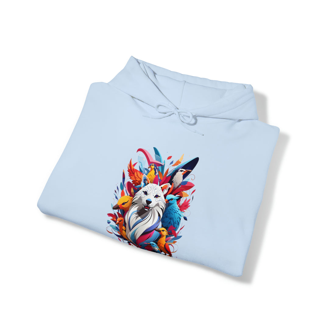 Dog and Phoenix Heavy Blend™ Hooded Sweatshirt - Wave Fusions