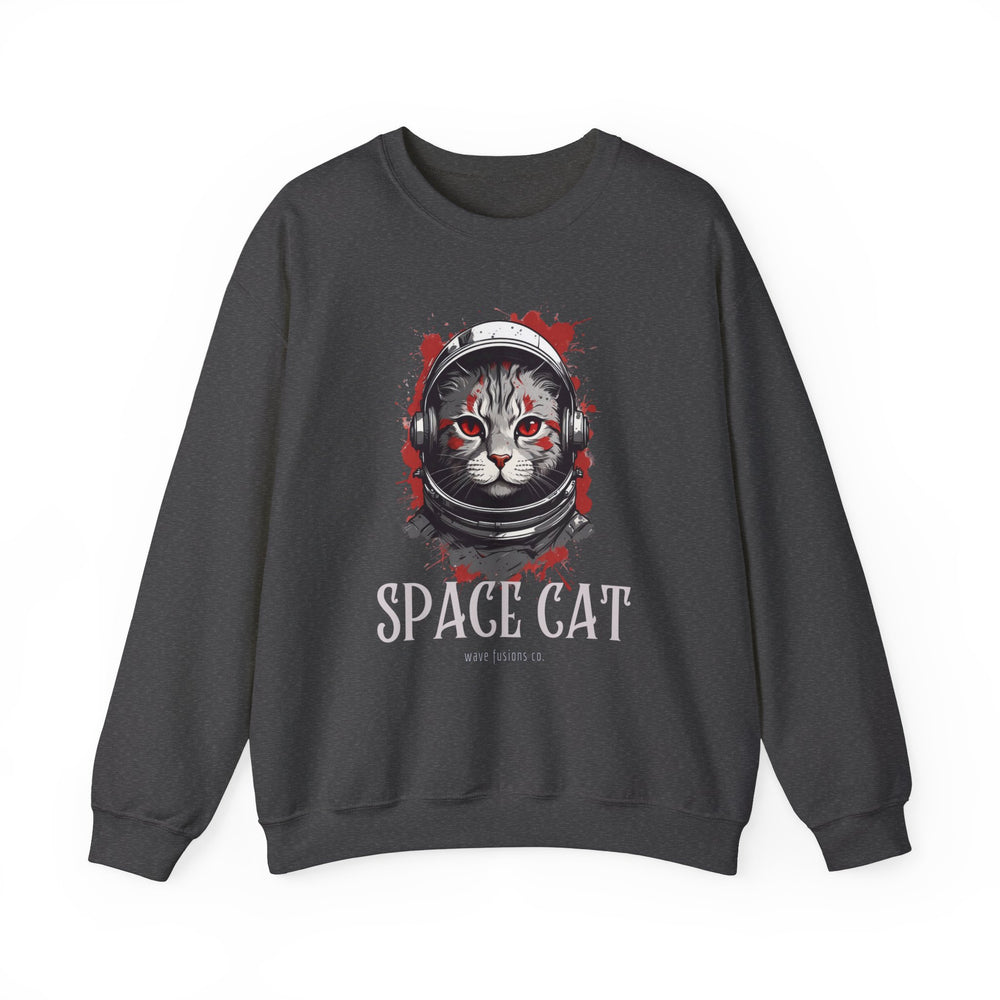 Cosmic Cat Spacewalk Astronaut Sweatshirt