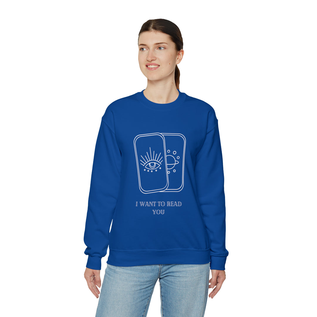 I Want To Read You Unisex Heavy Blend™ Crewneck Sweatshirt - Wave Fusions