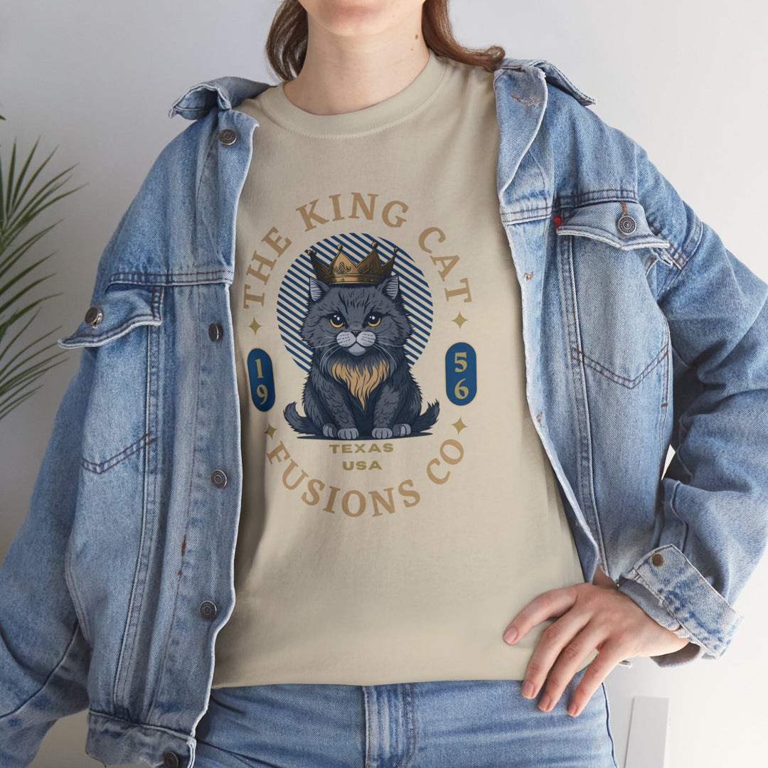 The King Cat T-Shirt - Royal Feline Series