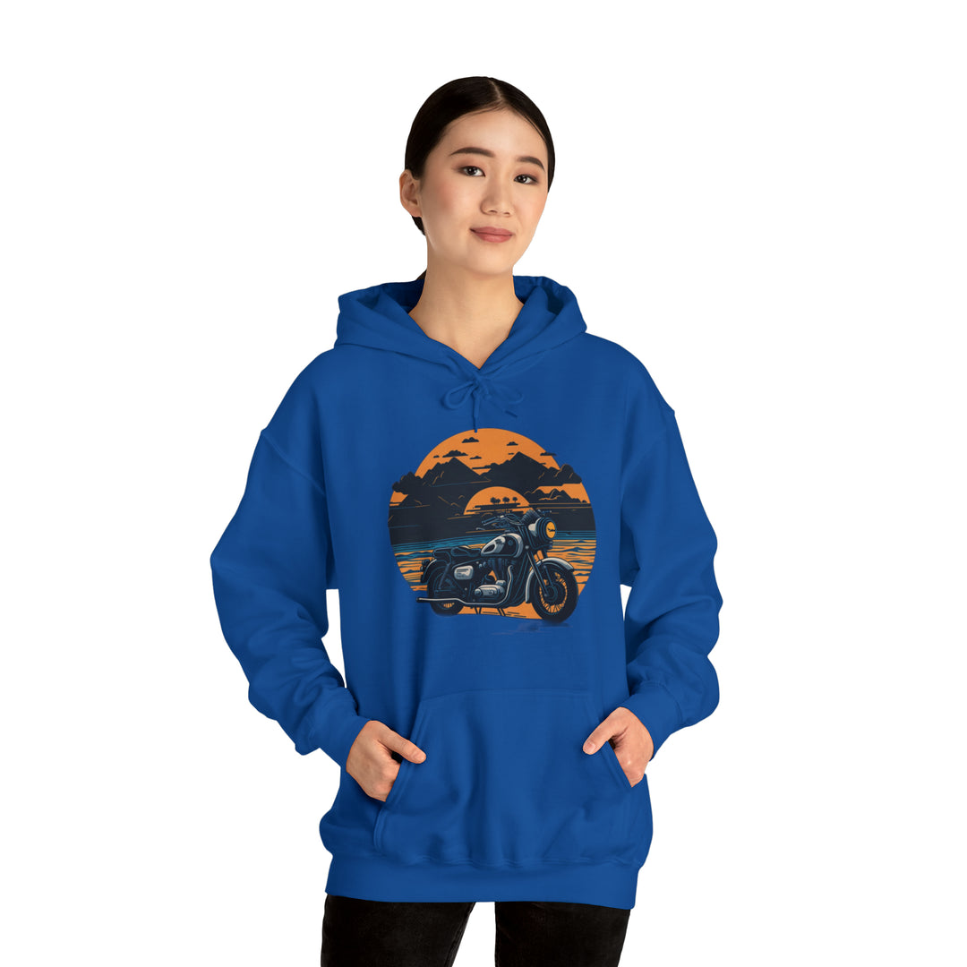 Vintage Bike Unisex Heavy Blend™ Hooded Sweatshirt