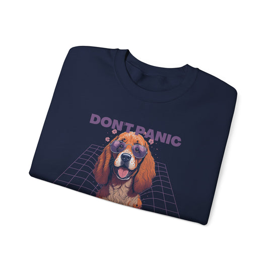 Don't Panic Just Follow The Flow Dog Sweatshirt - Chill Wear