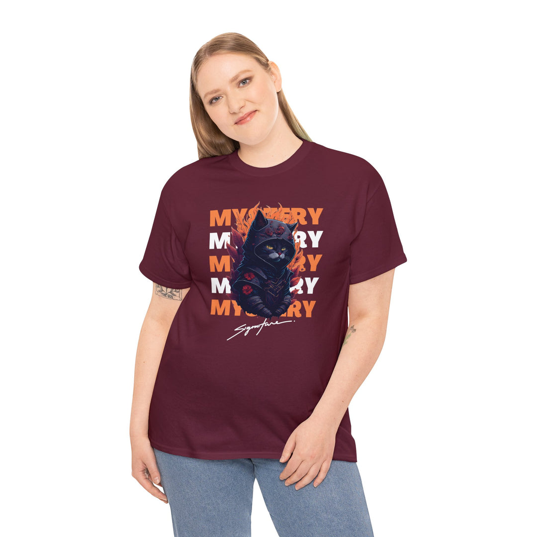 Cat Knight Armor Mystery Cat T-Shirt