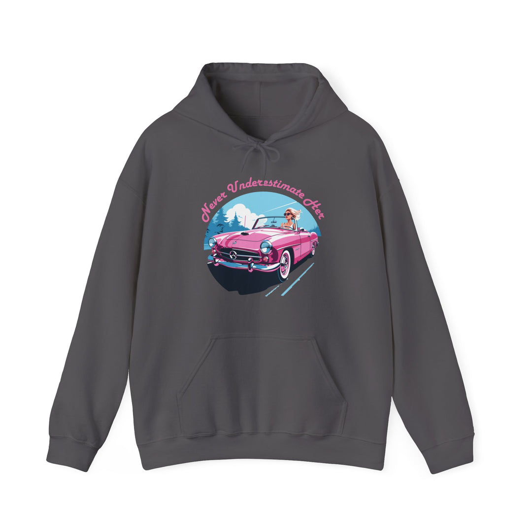 Underestimate Her Not Convertible Hoodie  - Power and Grace Design