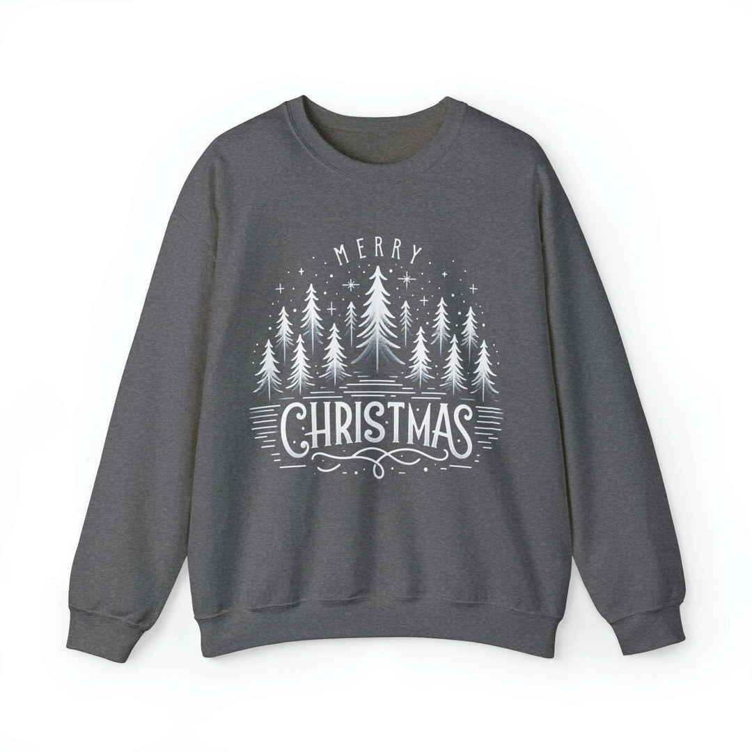 Midnight Magic Christmas Trees Unisex Sweatshirt