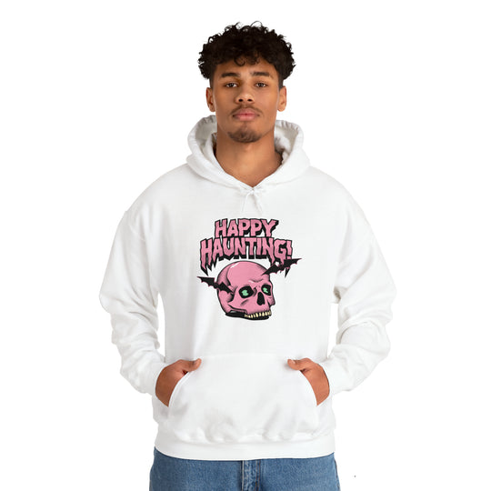 Happy Haunting Unisex Hoodie - Wave Fusions