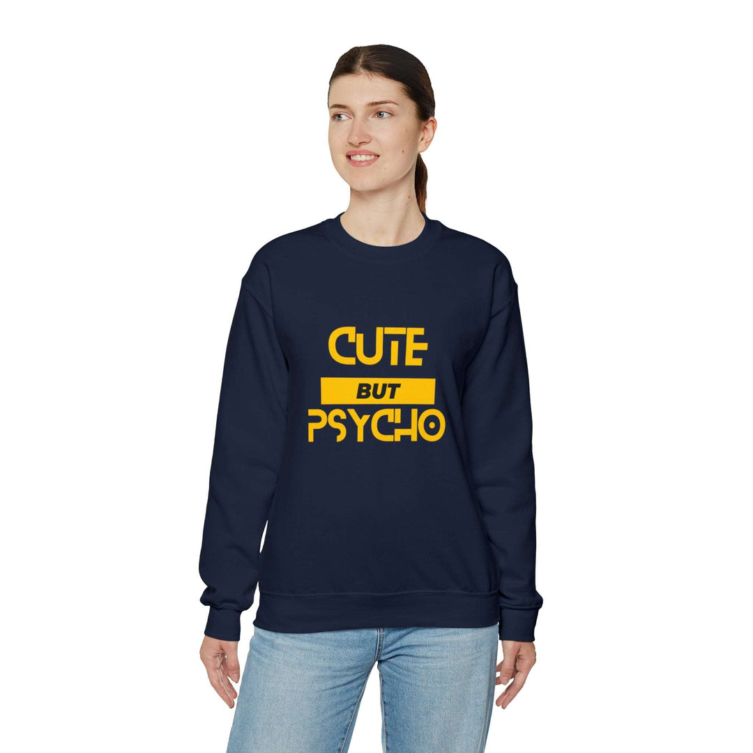 Cute But Psycho Unisex Heavy Blend™ Crewneck Sweatshirt